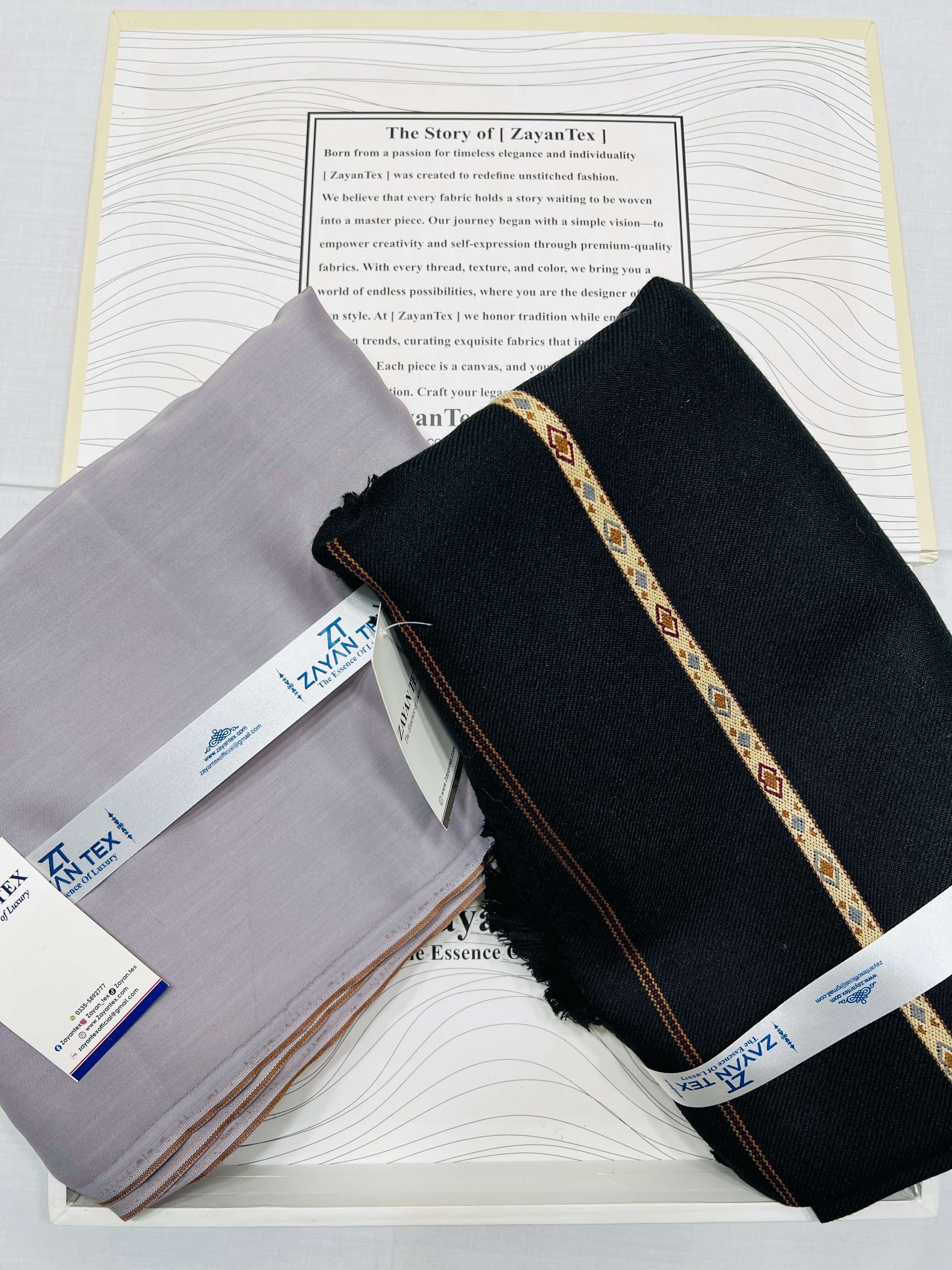 Signature Silk Suit with Shawl