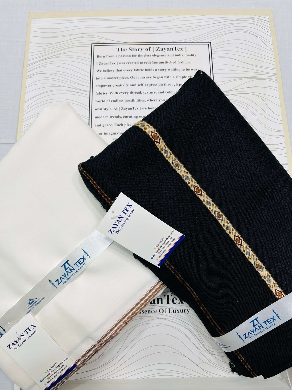 Signature Silk Suit with Shawl