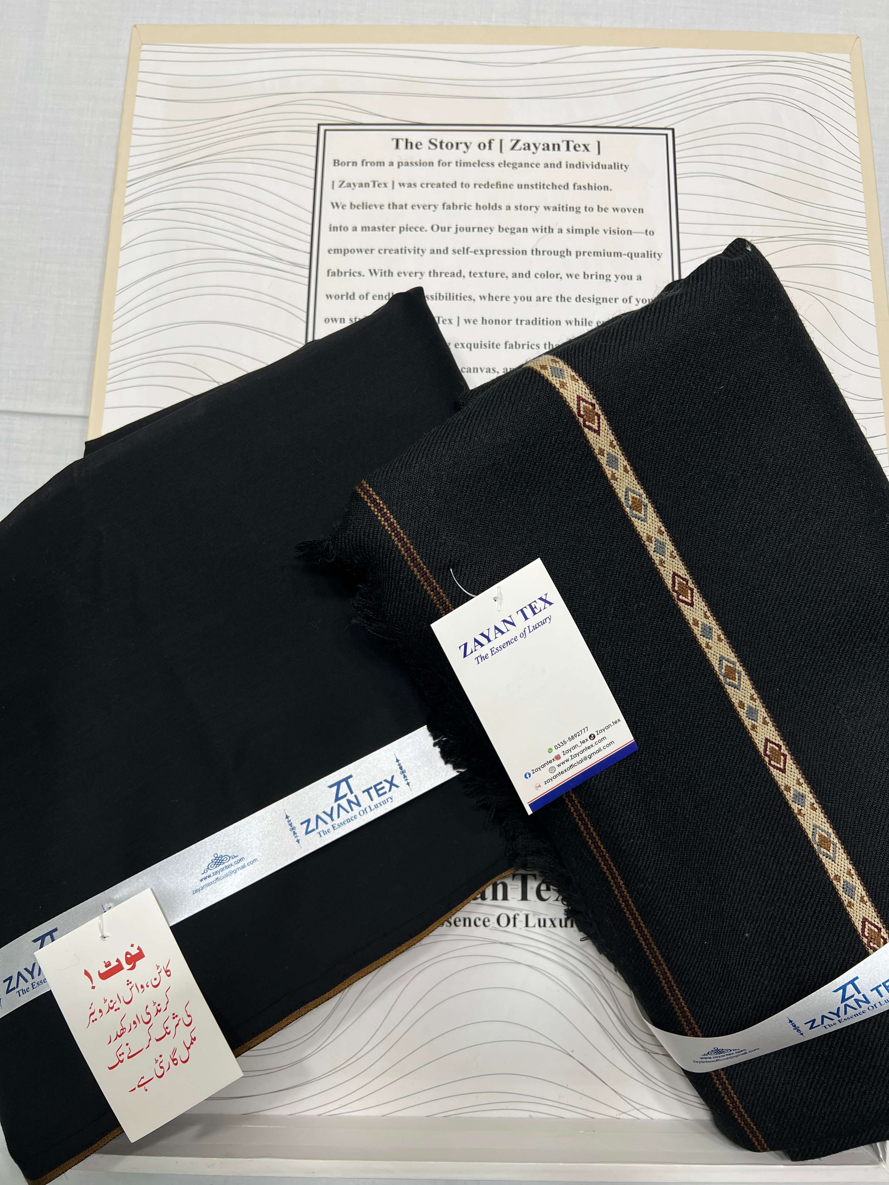 Signature Silk Suit with Shawl